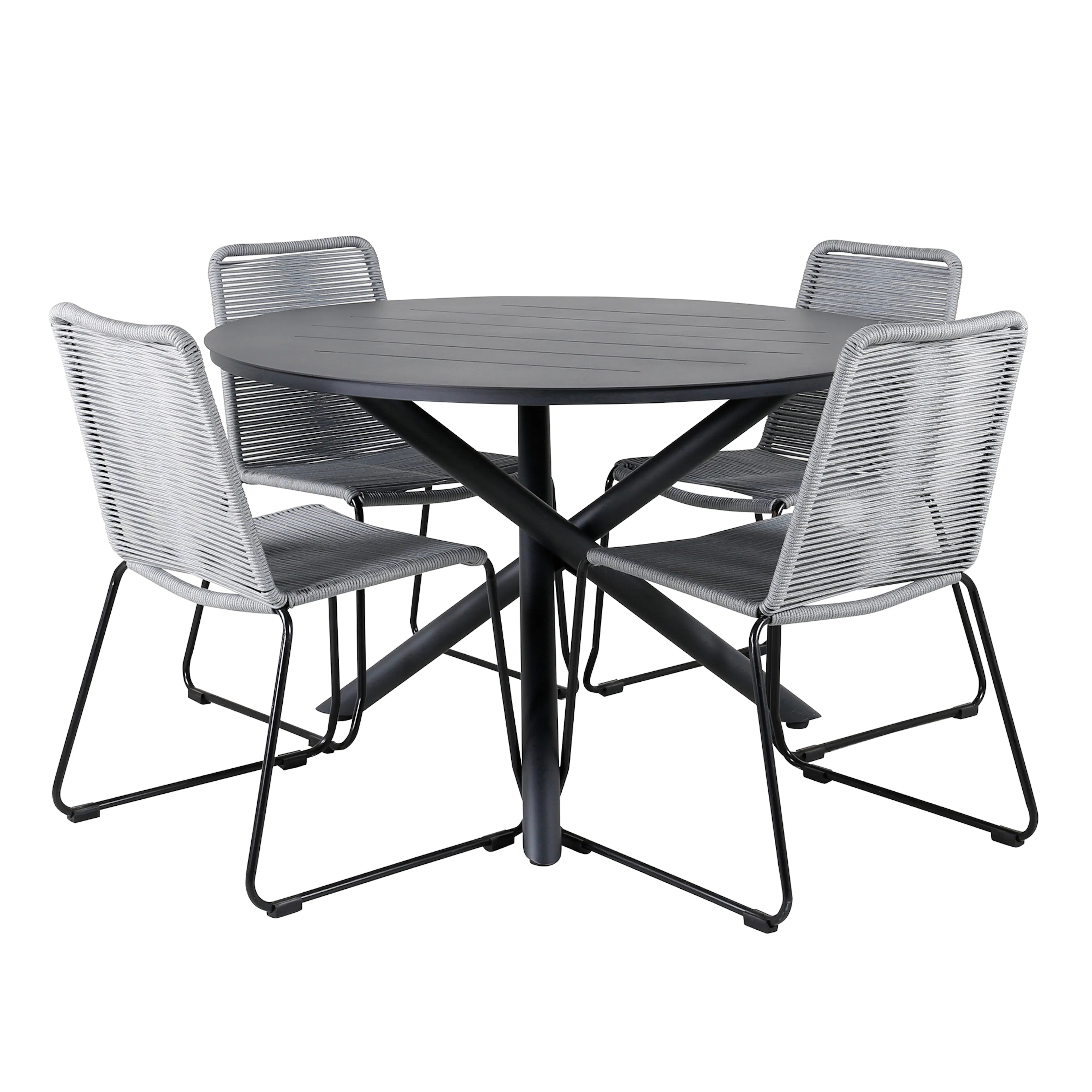 Matgrupp Venture Home Ande med 4 Minos Matstolar