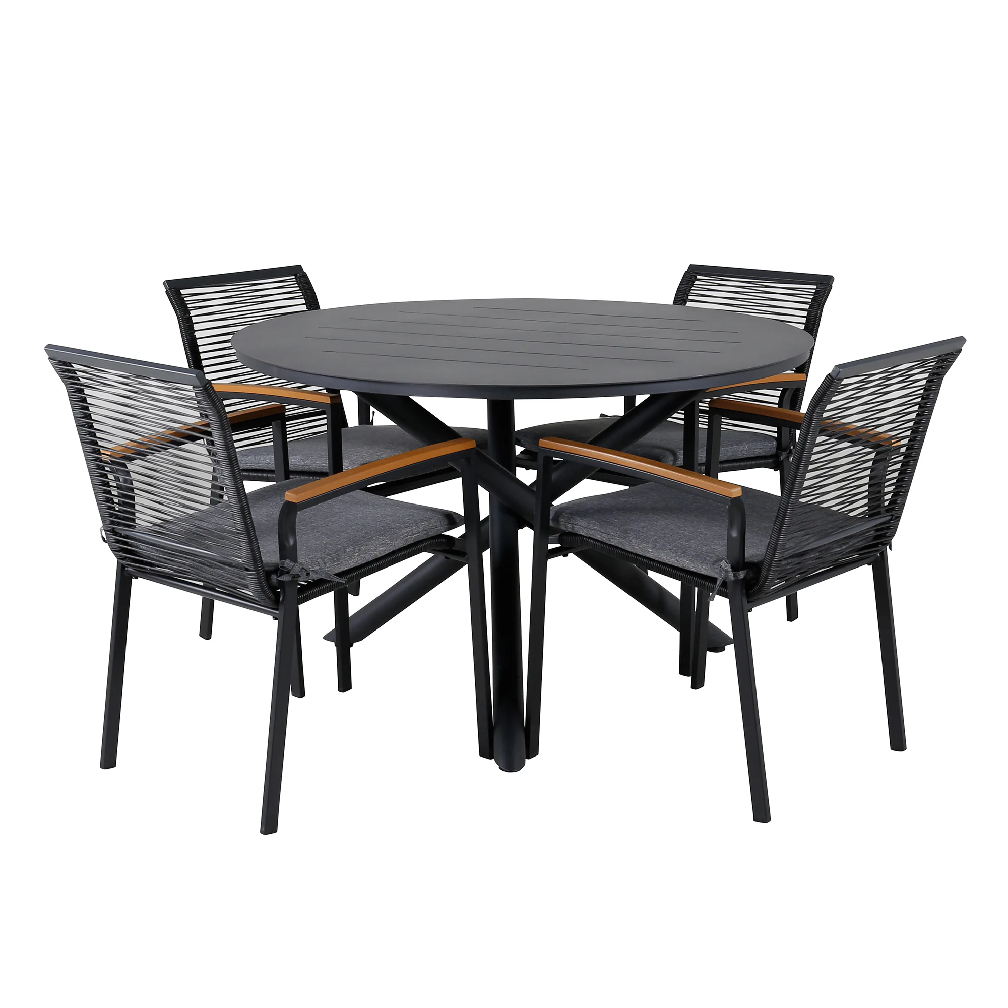 Matgrupp Venture Home Ande med 4 Darri Matstolar