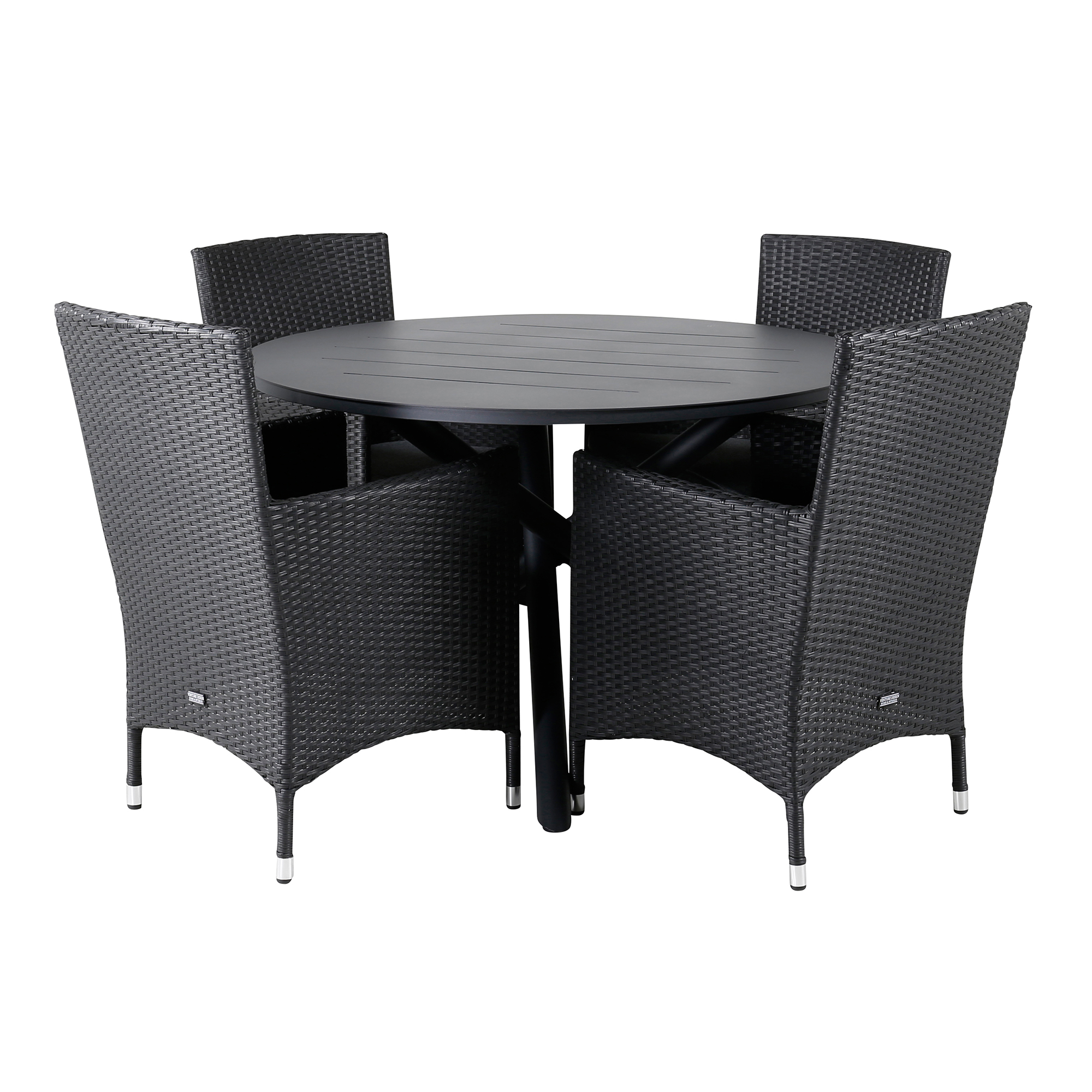 Matgrupp Venture Home Ande med 4 Moli Matstolar