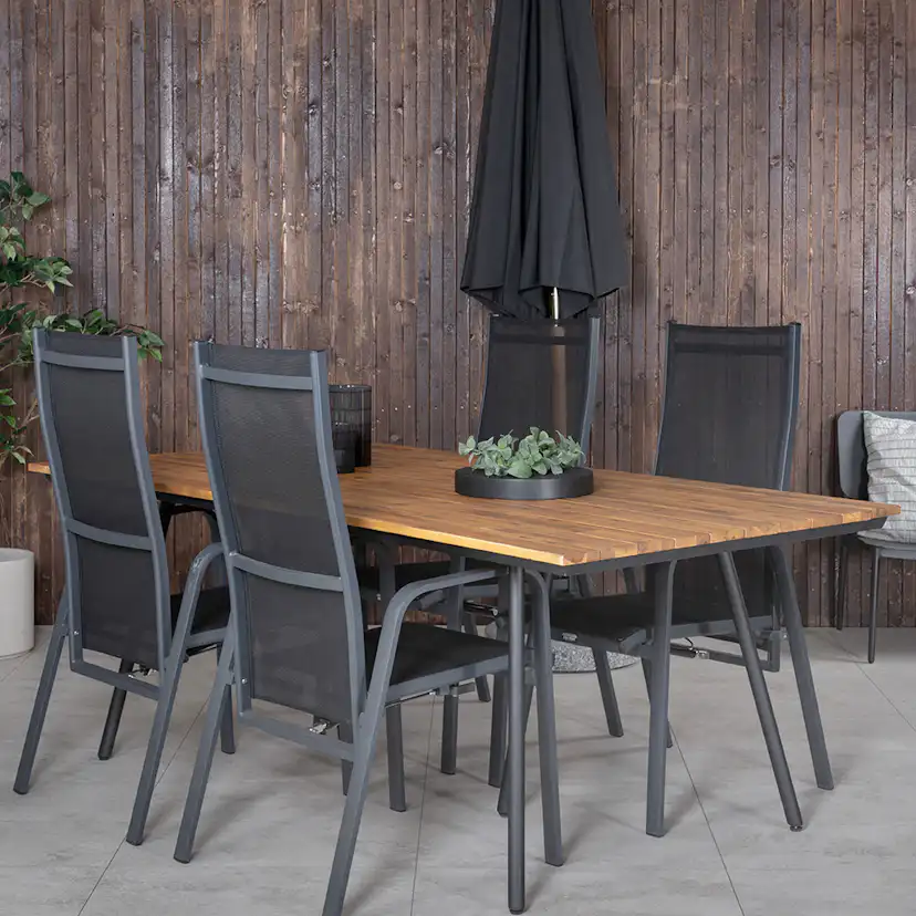 Matgrupp Venture Home Chane med 4 Curz Matstolar