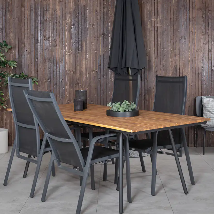 Matgrupp Venture Home Chane med 4 Curz Matstolar