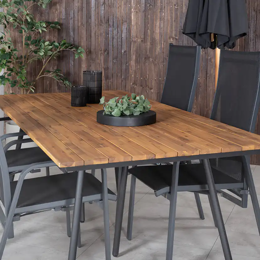 Matgrupp Venture Home Chane med 4 Curz Matstolar