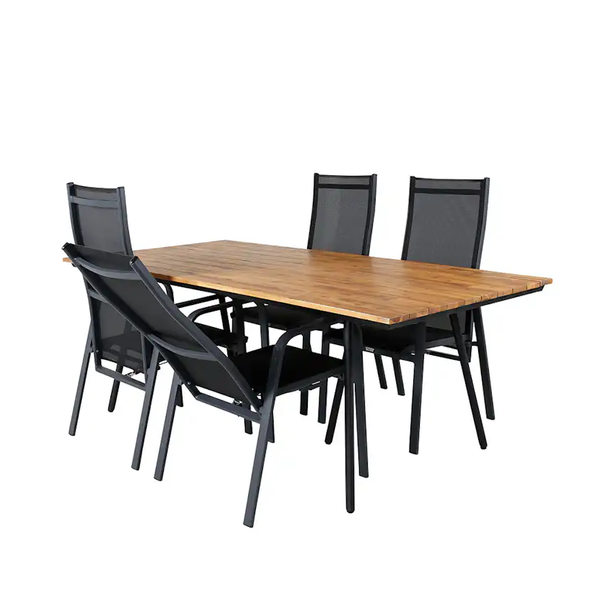 Matgrupp Venture Home Chane med 4 Curz Matstolar