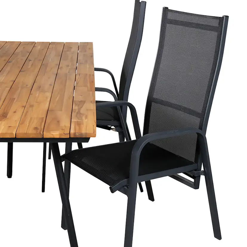 Matgrupp Venture Home Chane med 4 Curz Matstolar