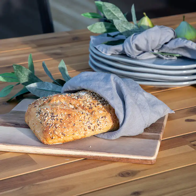 Matgrupp Venture Home Chane med 6 Samba Stapelbara Matstolar