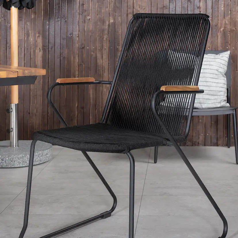 Matgrupp Venture Home Chane med 4 Billy Karmstolar