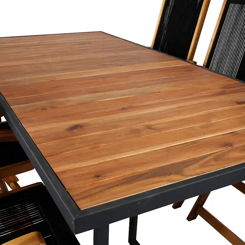 Matgrupp Venture Home King med 6 Lumi Vikbara Matstolar