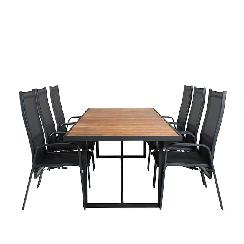 Matgrupp Venture Home King med 6 Curz Matstolar