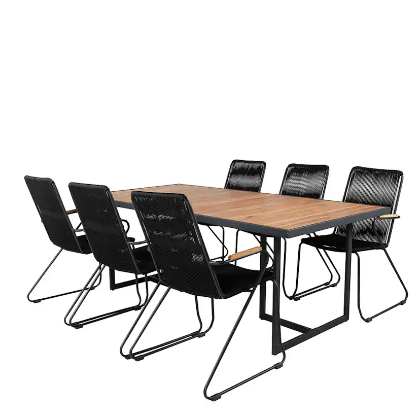 Matgrupp Venture Home King med 6 Billy Karmstolar