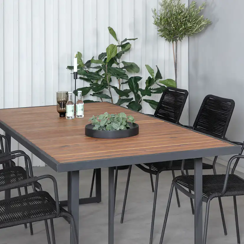 Matgrupp Venture Home King med 6 Lumi Karmstolar