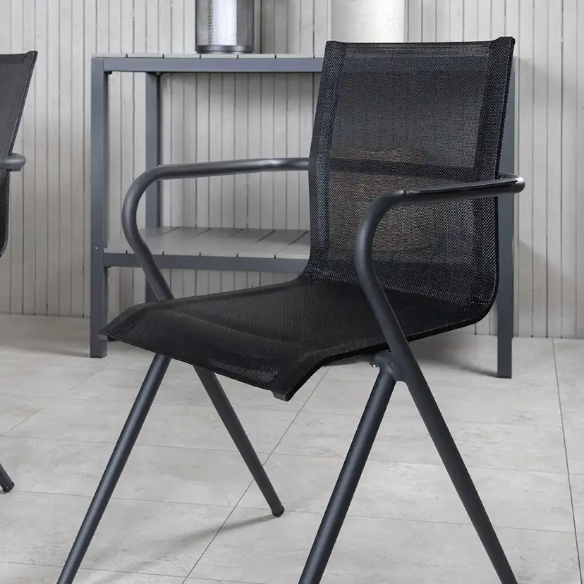 Matgrupp Venture Home Vyn med 6 Anve Matstolar