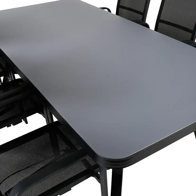 Matgrupp Utomhus Venture Home Vyn med 6 Curz Trädgårdsstolar