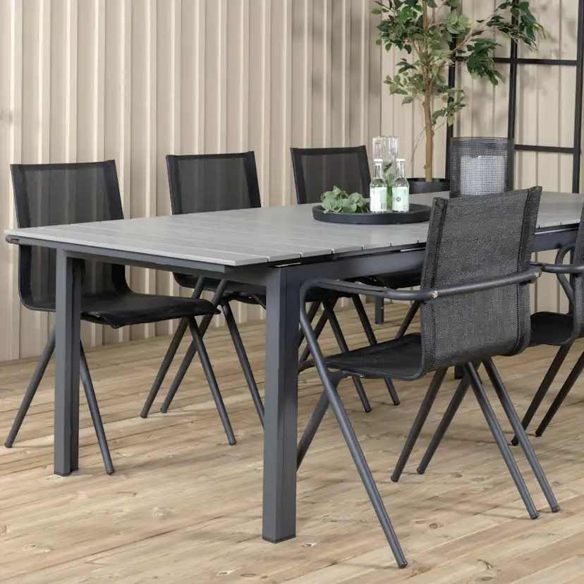 Matgrupp Venture Home Lova 224 med 6 Aspen Matstolar