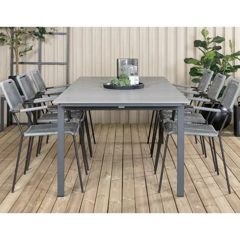 Matgrupp Venture Home Lova 224 med 6 Leon Matstolar