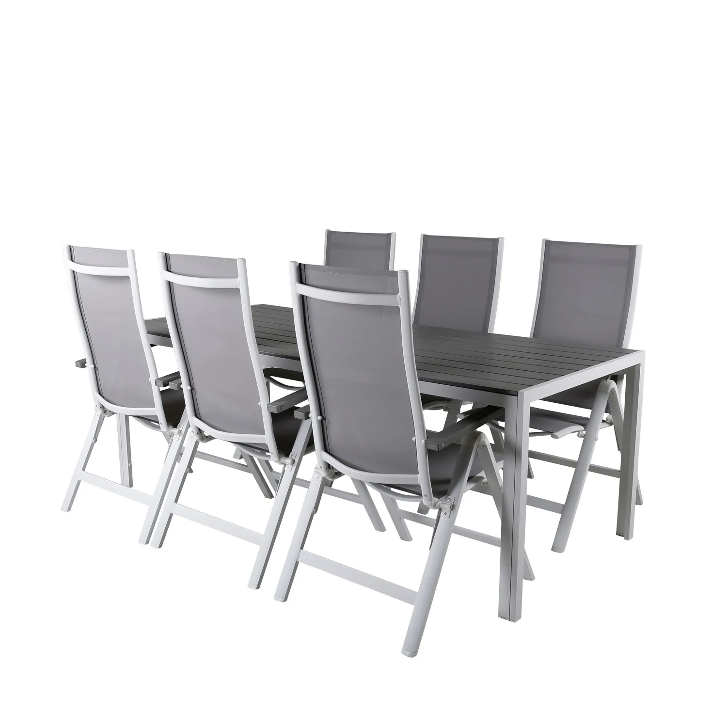 Matgrupp Utomhus Venture Home Bront med 6 Aleyna PositionsTrädgårdsstolar