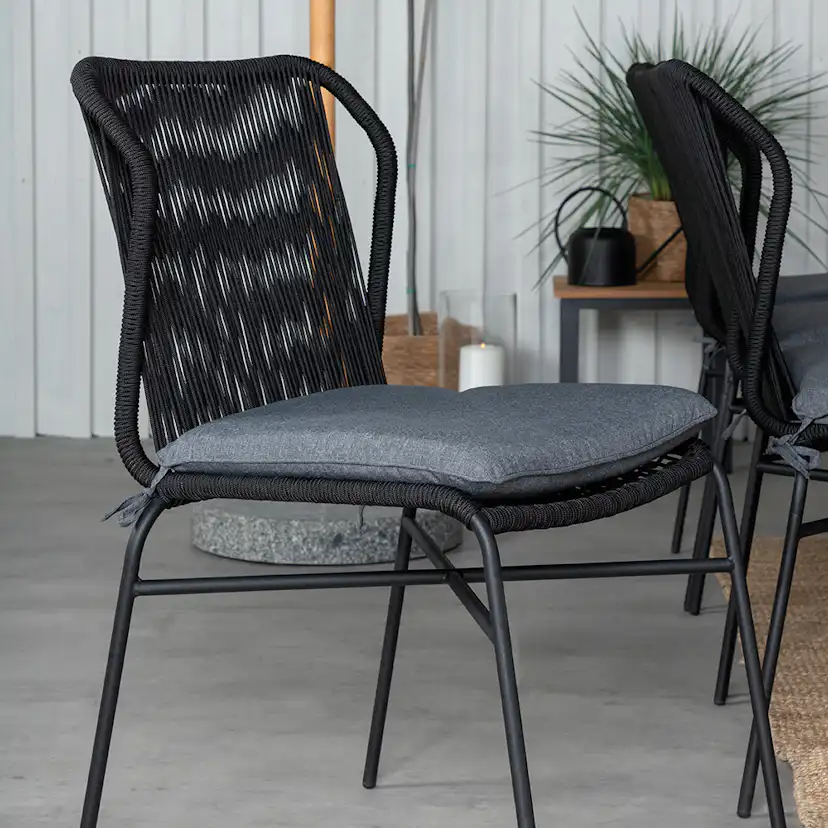 Matgrupp Utomhus Venture Home Mendi med 8 Julle Trädgårdsstolar