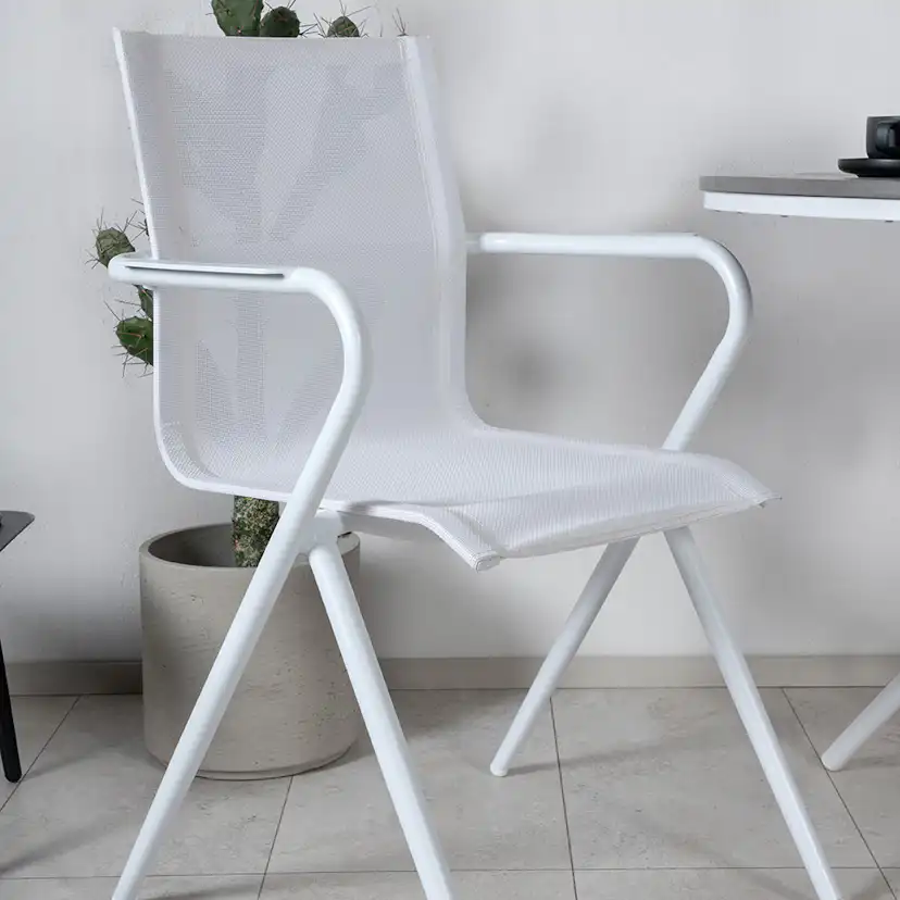 Matgrupp Utomhus Venture Home Pandi Rund med 2 Act Trädgårdsstolar