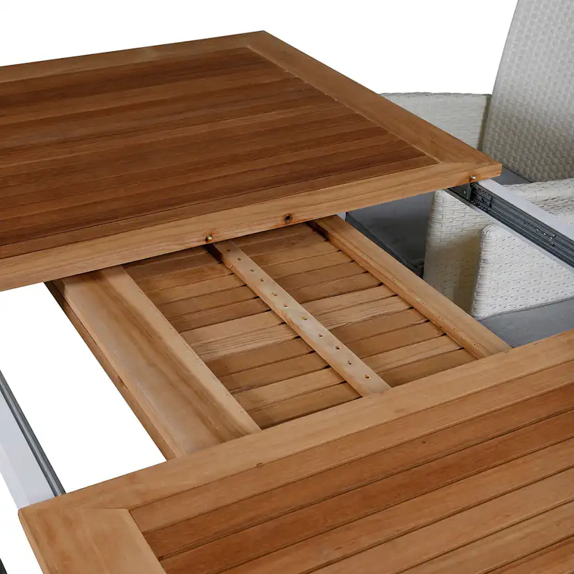 Matgrupp Utomhus Venture Home Pave med 6 Cane Trädgårdsstolar