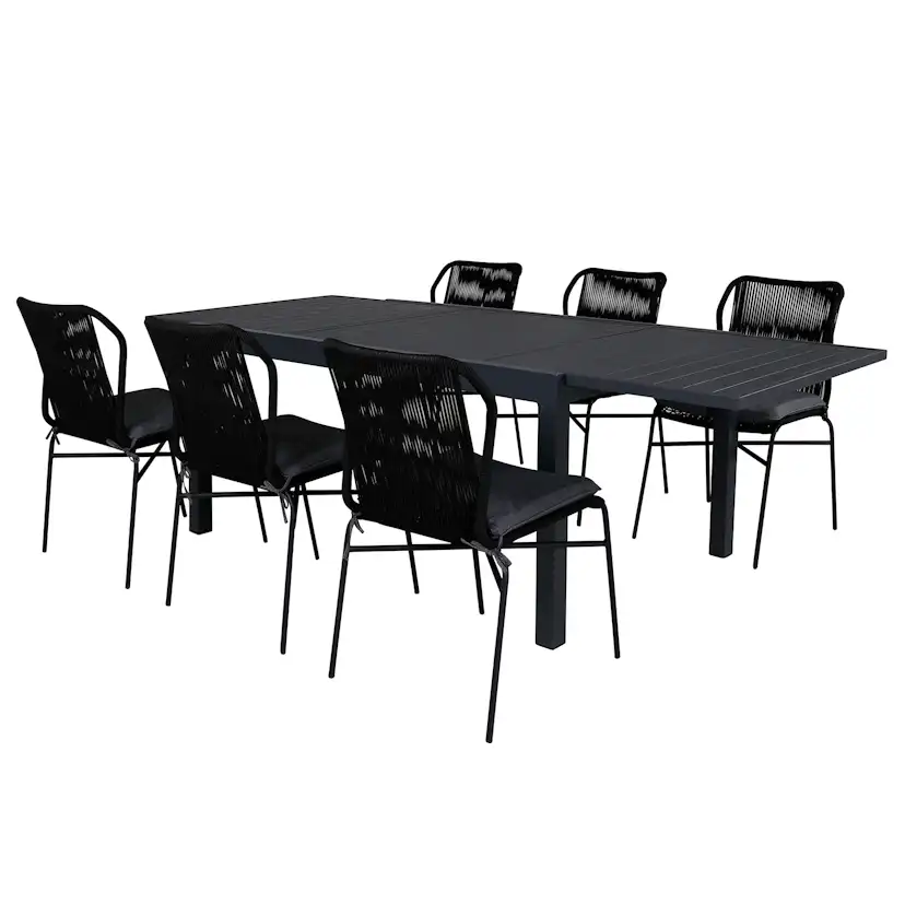 Matgrupp Venture Home Marbella med 6 Julle Stolar