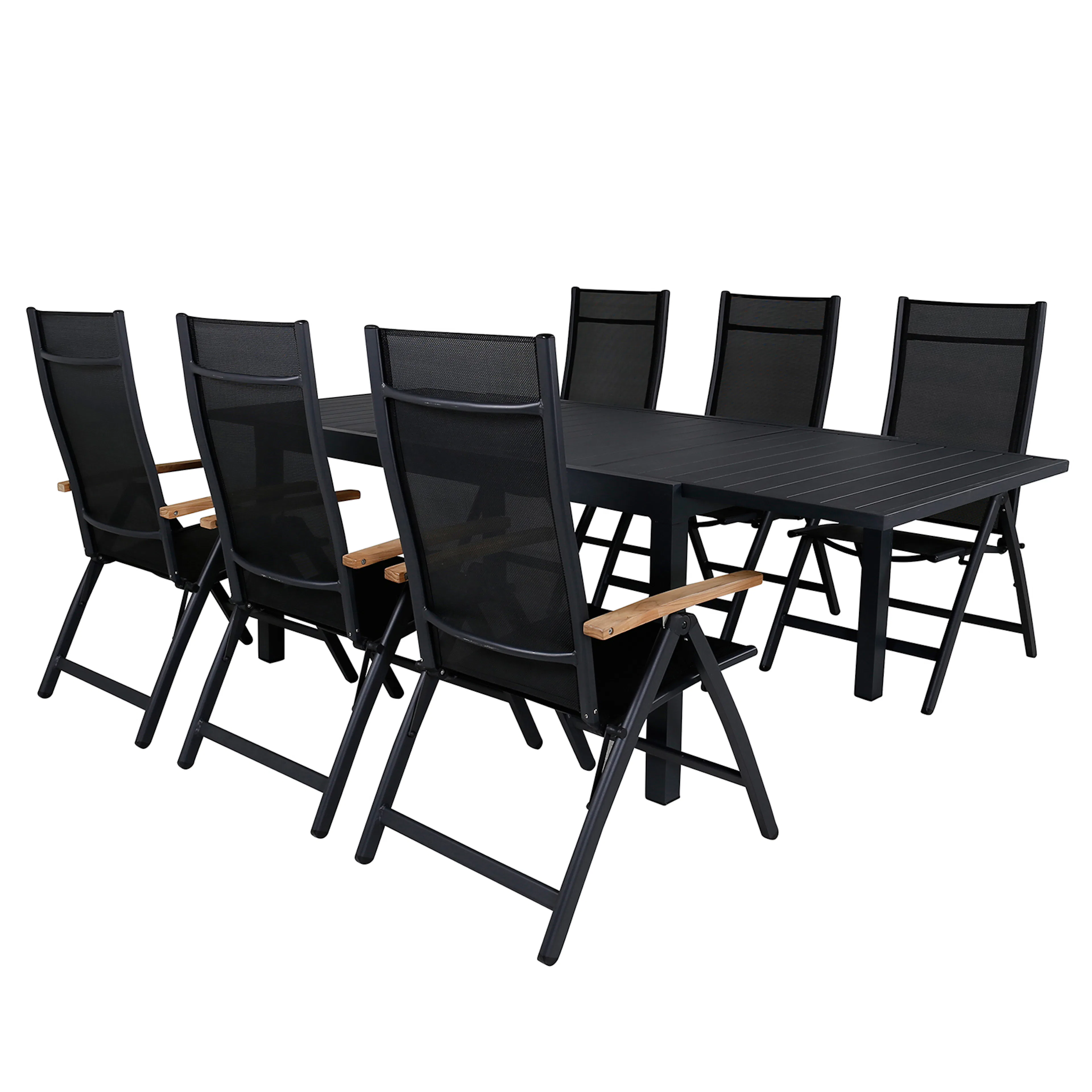 Matgrupp Venture Home Marbella med 6 Pave Stolar