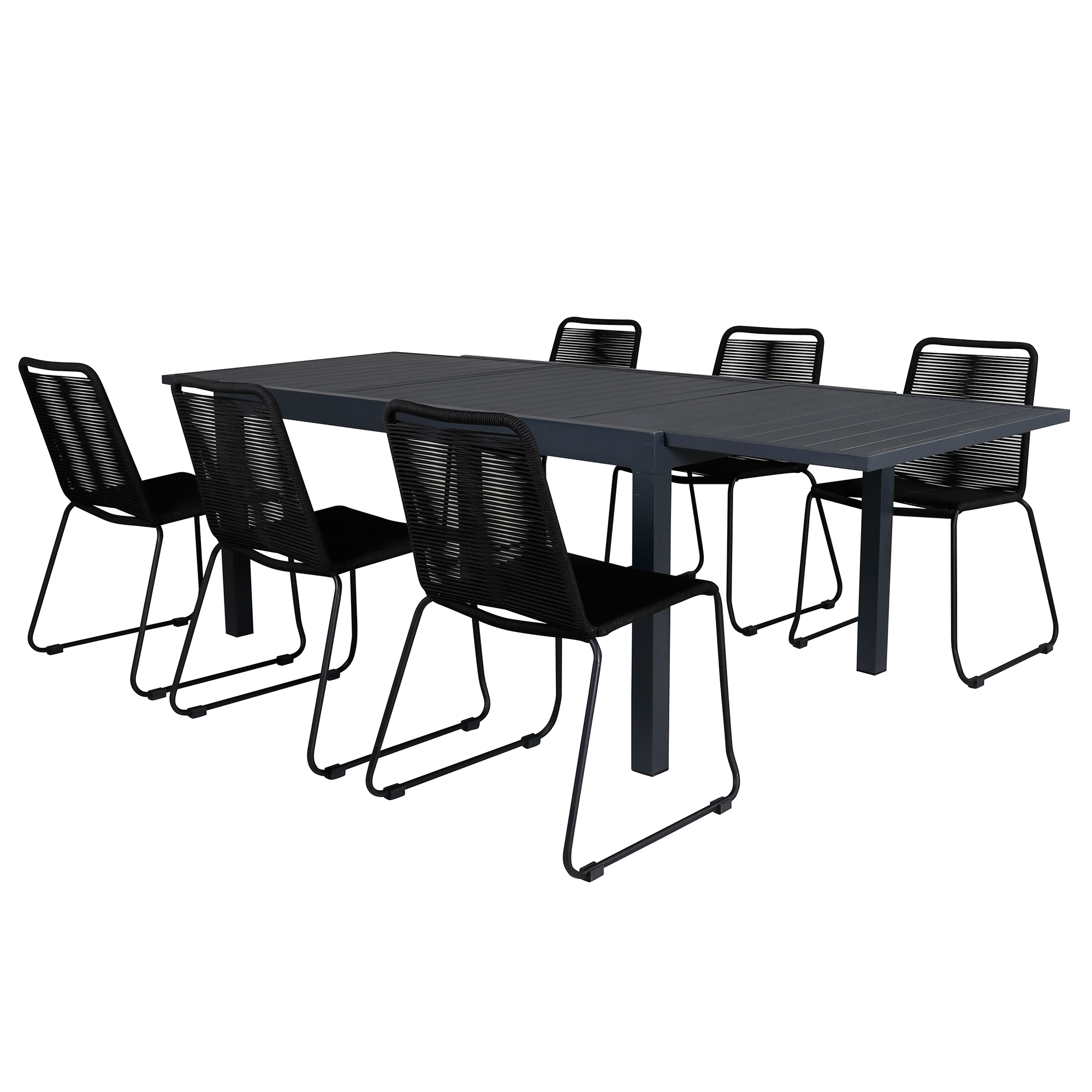 Matgrupp Venture Home Marbella med 6 Levi Stolar