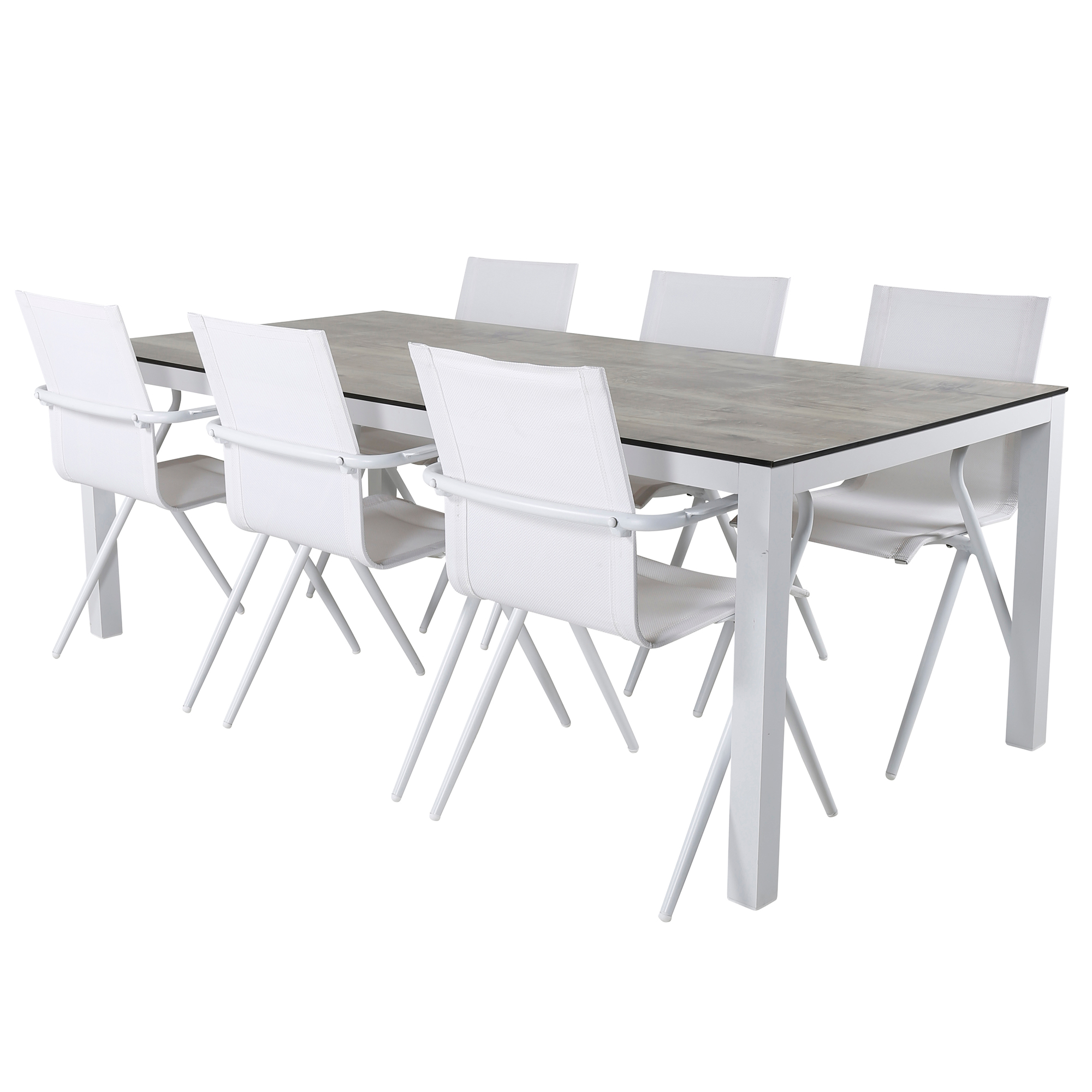 Matgrupp Utomhus Venture Home Llama med 6 Act Trädgårdsstolar