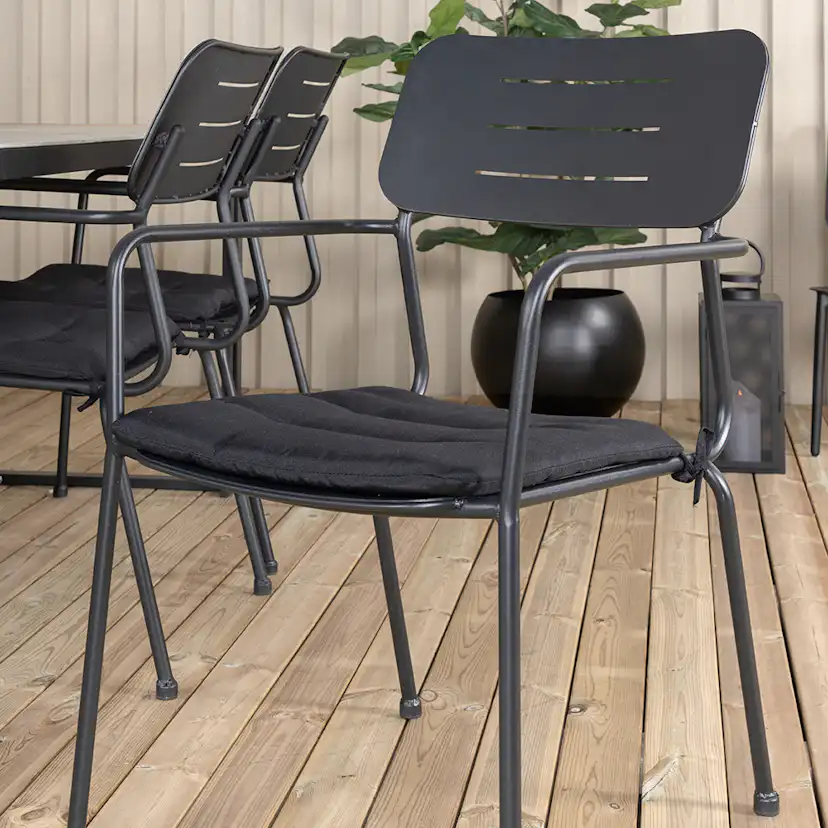 Matgrupp Utomhus Venture Home Texas med 6 Nice Trädgårdsstolar