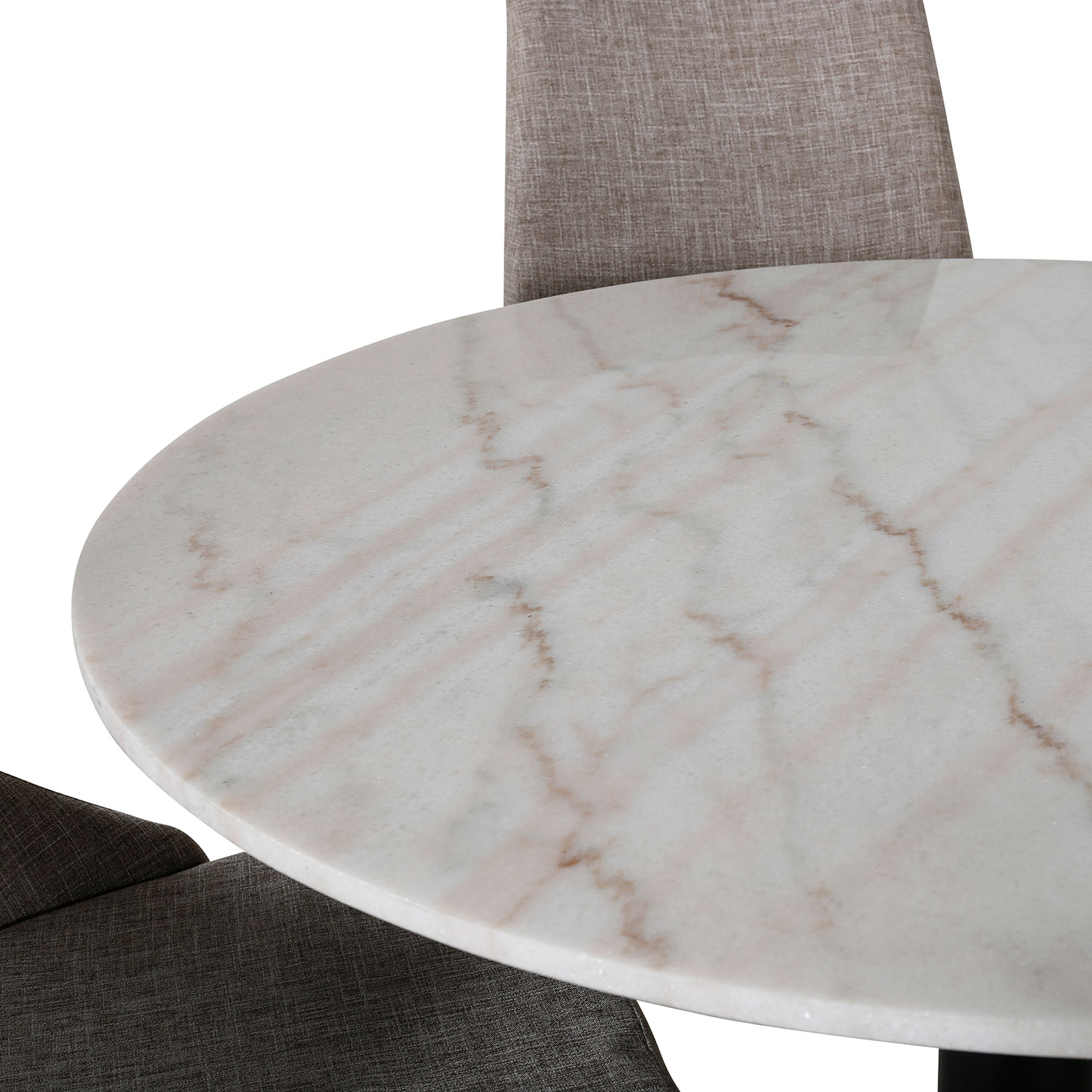 Matgrupp Venture Home Estelle med 4 Leone stolar