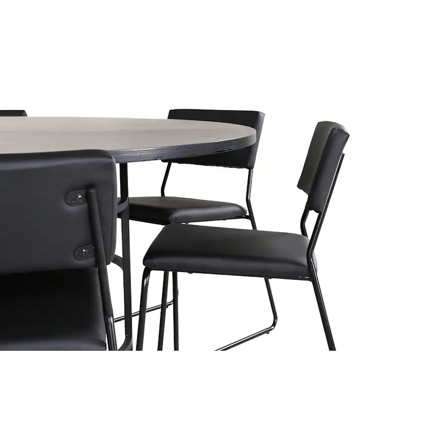 Matgrupp Venture Home Wien med 6 Kungshamn Stolar Konstläder