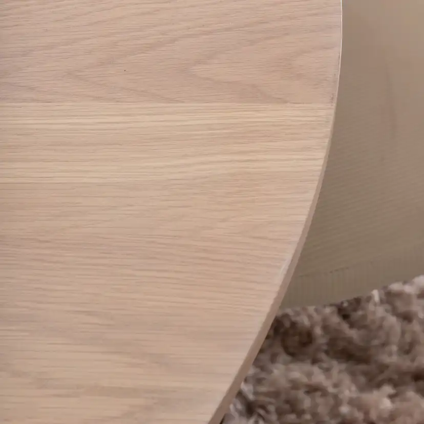 Matgrupp Venture Home Bianca Rund Benvit med 4 Valentina Stolar