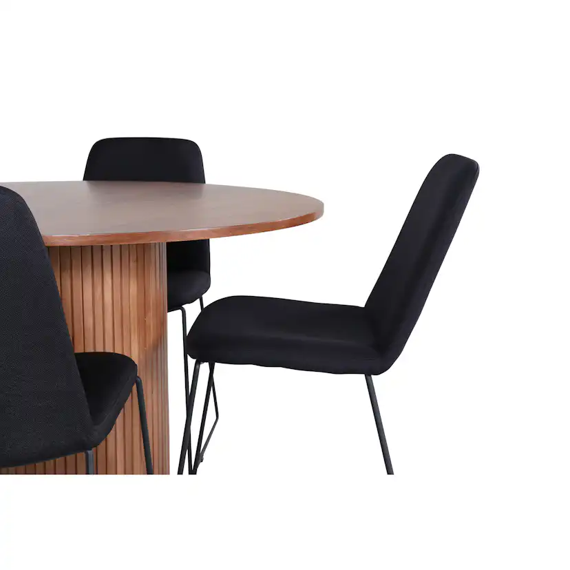 Matgrupp Venture Home med Bianca Matbord och 4 Muscot Matstolar