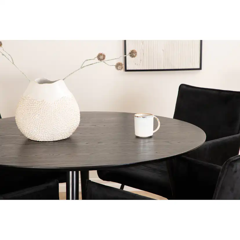 Matgrupp Venture Home Dipp Ø115 cm med 4 Petra Stolar