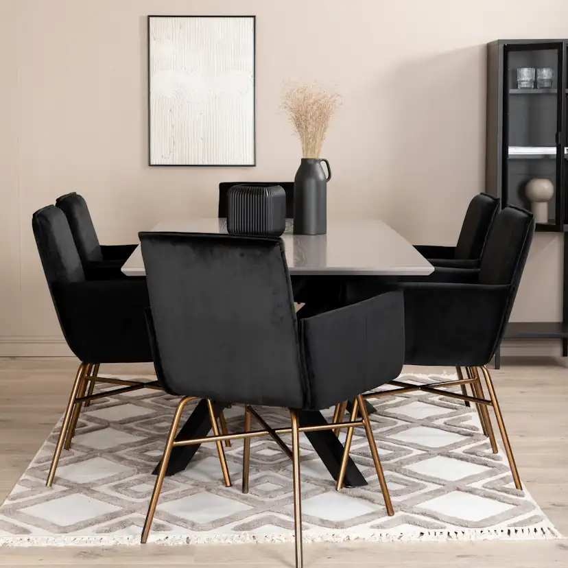 Matgrupp Venture Home Piata med 6 Annika Stolar