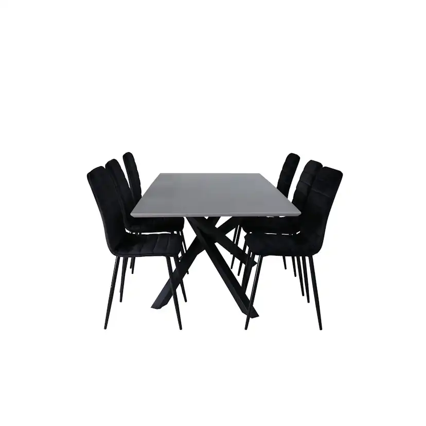 Matgrupp Venture Home Piata med 6 Walerina Stolar