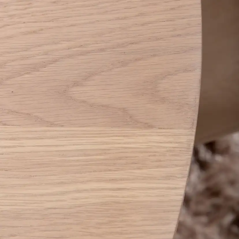 Matgrupp Venture Home Bianca Rund Benvit med 4 Pobbie Stolar