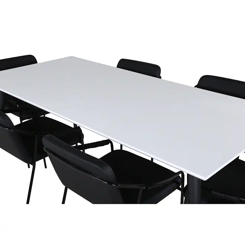 Matgrupp Venture Home Jolie med 6 Tjärö Stolar