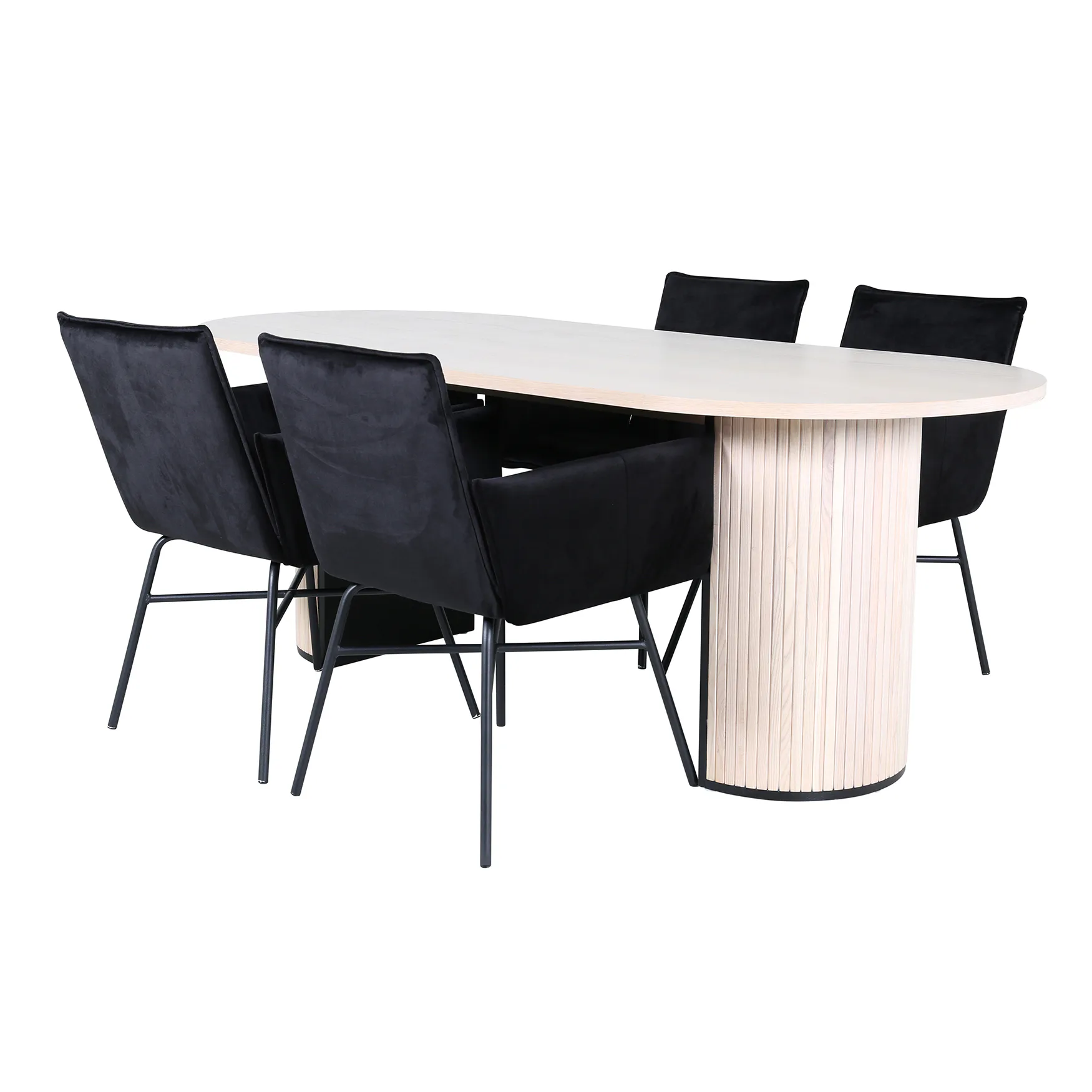 Matgrupp Venture Home med Bianca Matbord och 4 Annika Matstolar