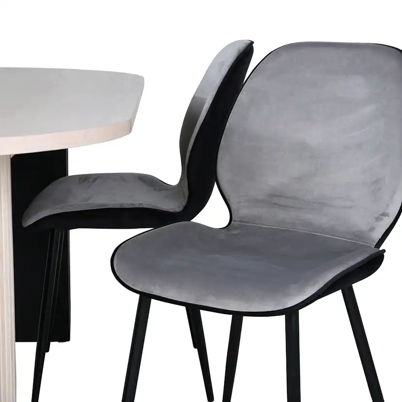 Matgrupp Venture Home Bianca matbord och Elisa matstol