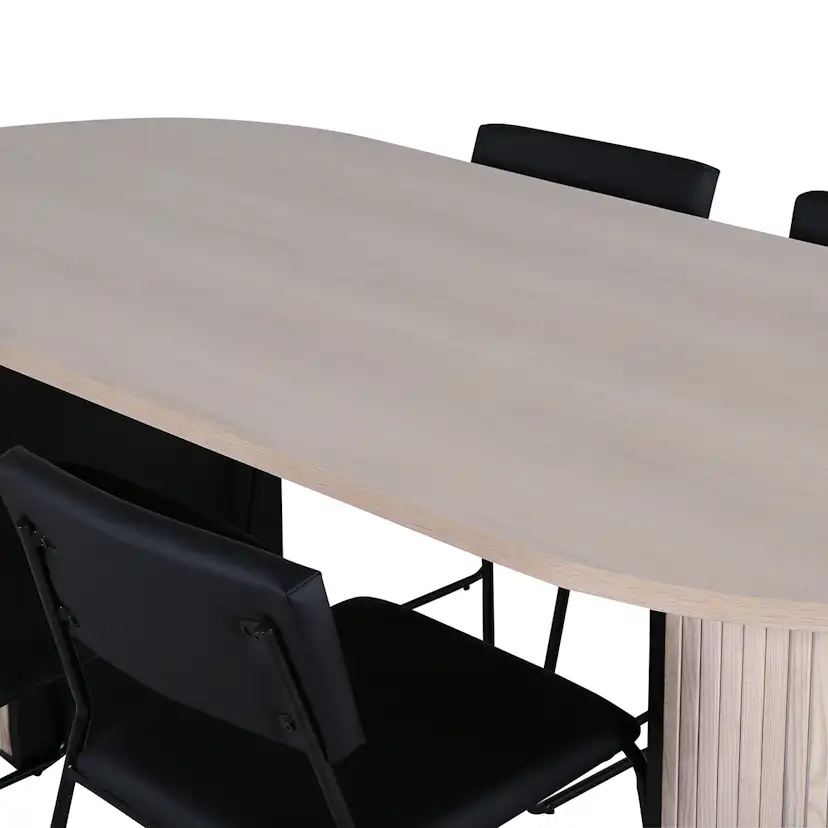 Matgrupp Venture Home Bianca matbord och Kungshamn matstol