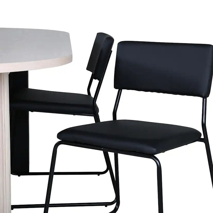 Matgrupp Venture Home Bianca matbord och Kungshamn matstol