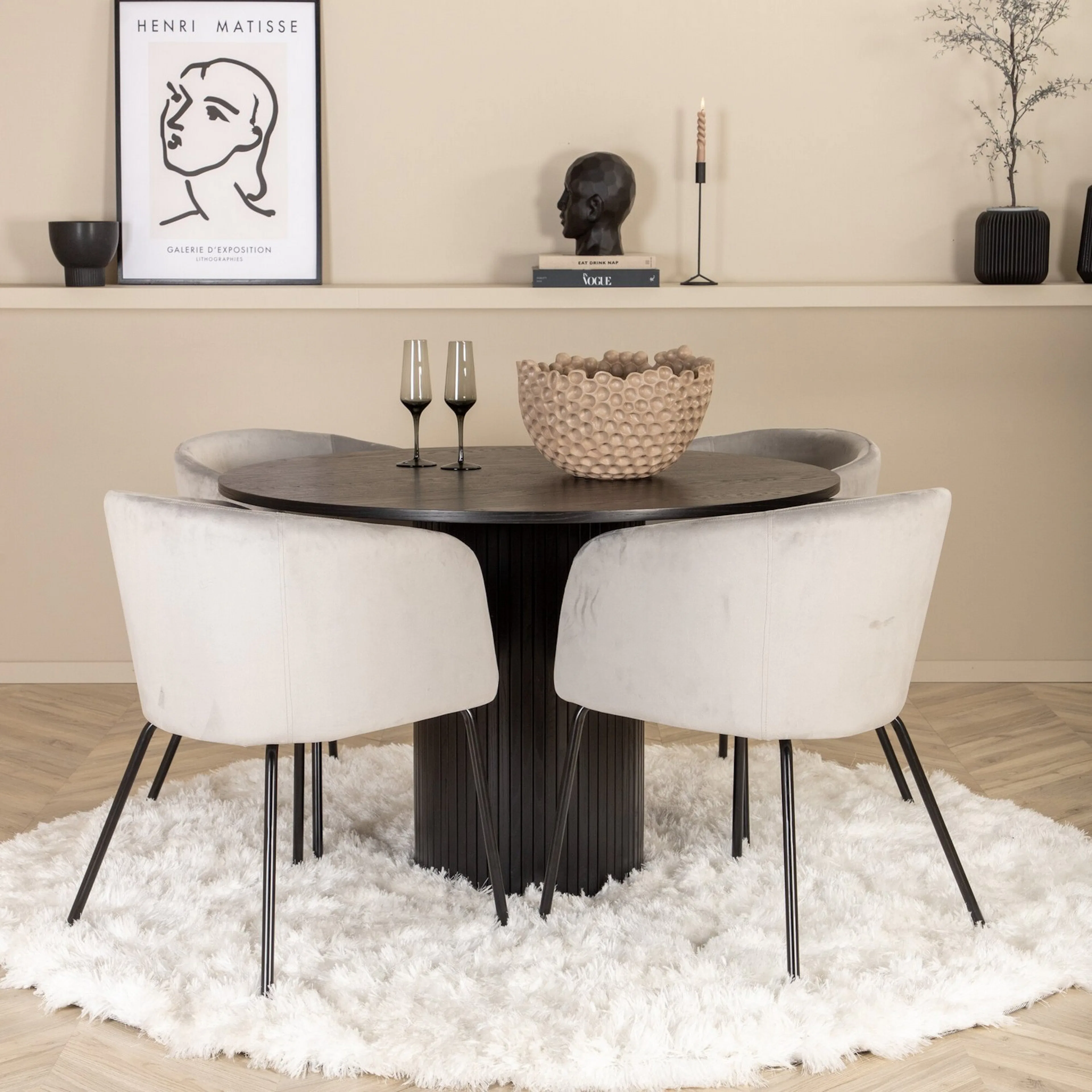 Svart/Ljusgrå/Svart