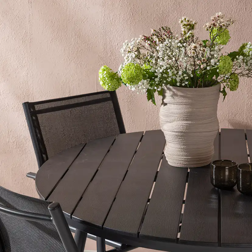 Matgrupp Utomhus Venture Home Break med 4 Santorini Trädgårdsstolar