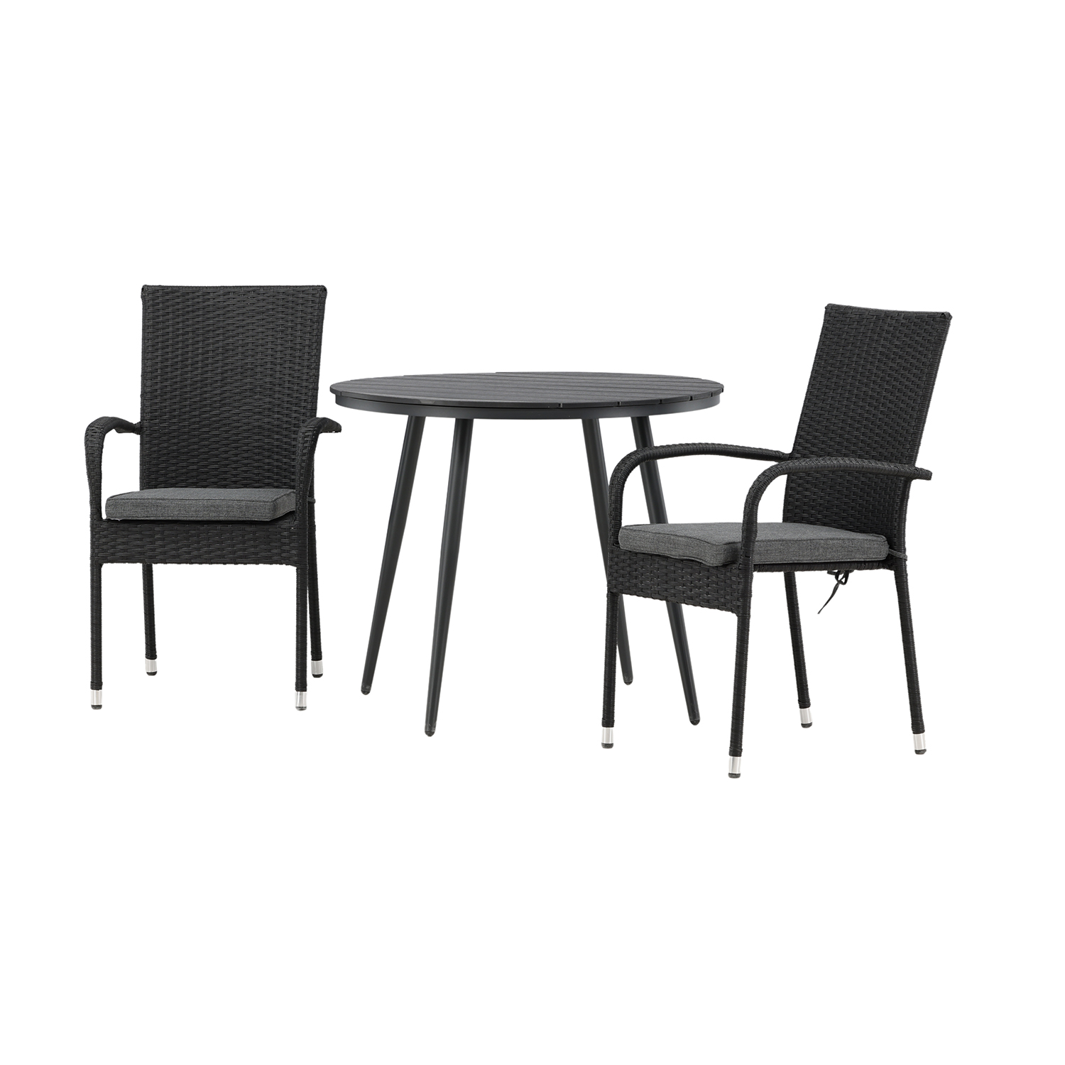 Matgrupp Utomhus Venture Home Break Ø90 med 2 Anna KarmTrädgårdsstolar