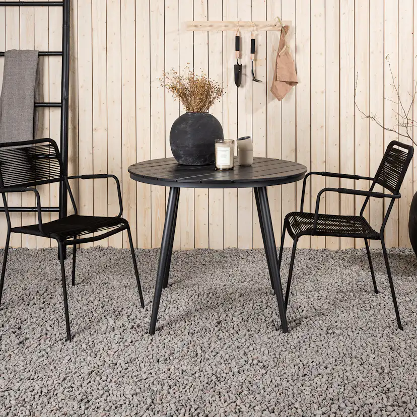 Matgrupp Venture Home Break Ø90 med 2 Lindos Karmstolar