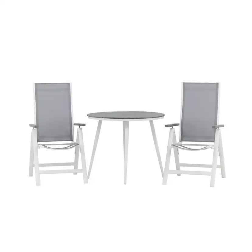 Cafégrupp Venture Home Break Ø90 cm med 2 Albany Stolar