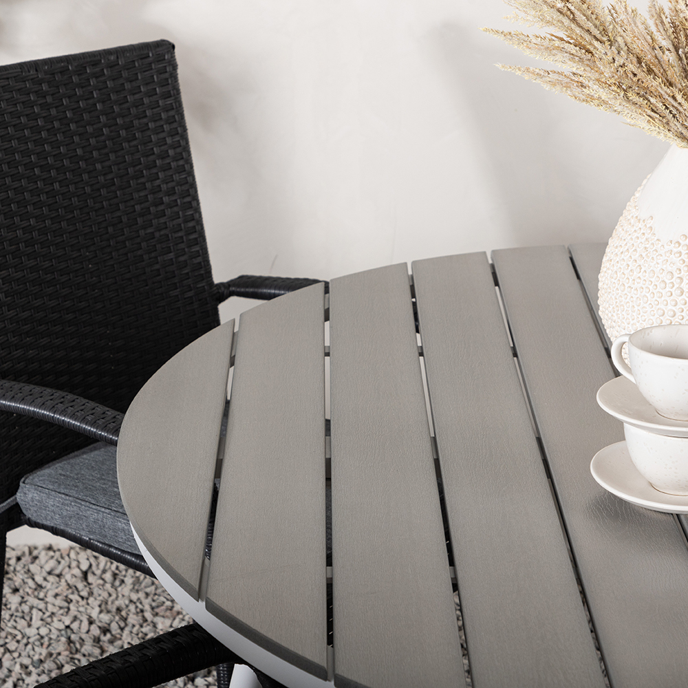 Matgrupp Venture Home Break Ø120 cm med 4 Anna Stolar