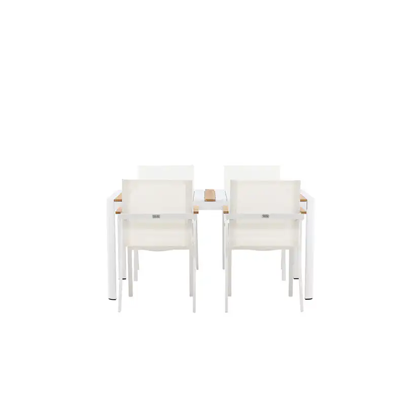 Matgrupp Utomhus Venture Home Togo med 4 Mexico Trädgårdsstolar