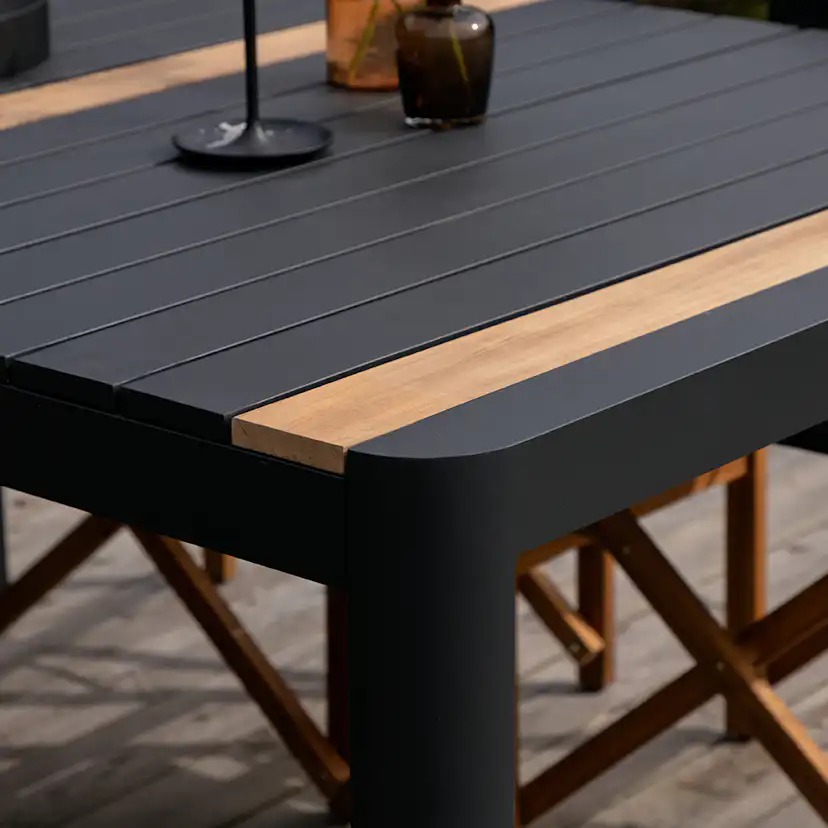 Matgrupp Utomhus Venture Home Togo 150x100 cm med 4 Marion Trädgårdsstolar