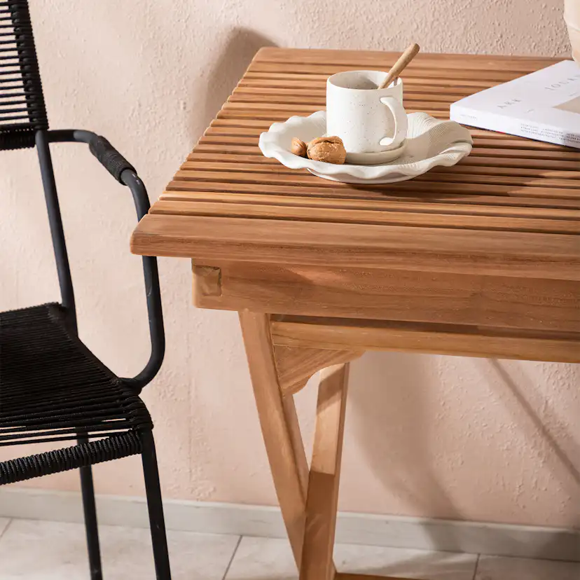 Cafégrupp Venture Home Ghana 70x70 med 2 Lindos Karmstolar