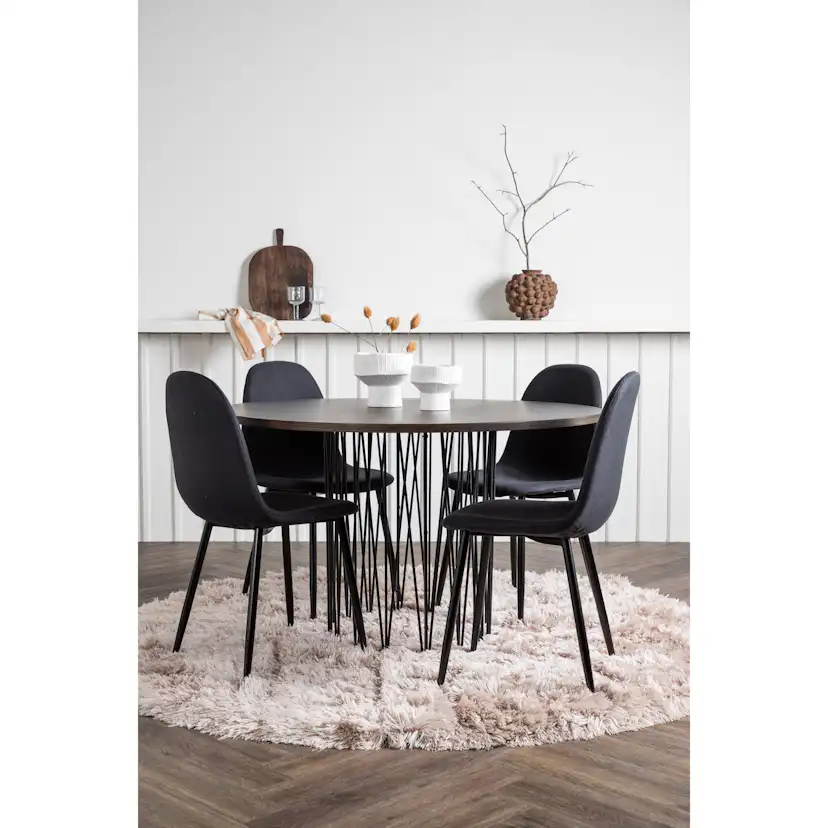 Matgrupp furniture/fashion Stone med 4 Polar Stolar